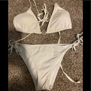 White michael kors swimsuit set